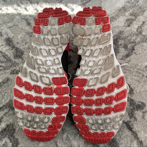 Reebok Realflex Black, Coral Pink & White Running Shoes - Picture 9 of 10